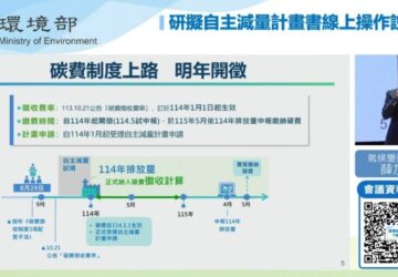 碳費優惠費率申請環部強調明確合理 逐年檢核目標未達標恢復為一般費率